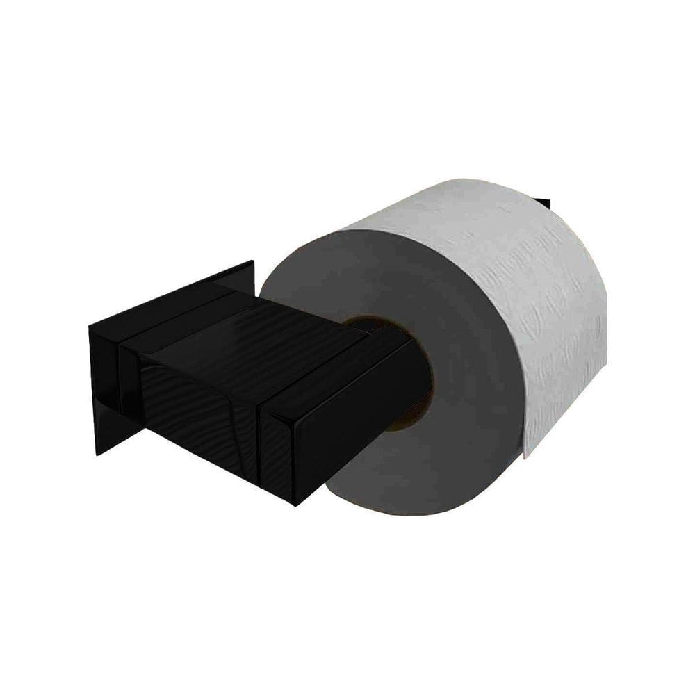 Porta Papel Higiênico Banheiro Inox Polido Ou Preto Fosco