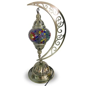 Luminária Decorativa Pendente Lua Colorida 40Cm