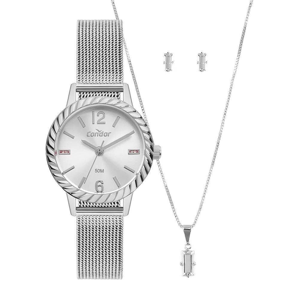 Kit Condor Feminino Mini Prata - Co2035Npn/K4K