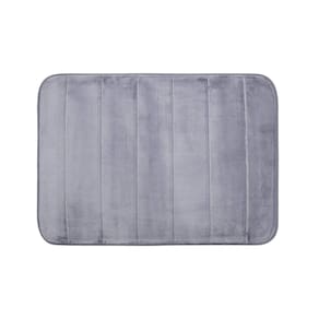 Tapete Nuvem para Banheiro 50cm x 70cm Cinza Kapazi