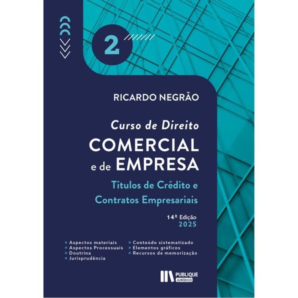 Curso De Direito Comercial E De Empresa - 2025 - Vol. 2