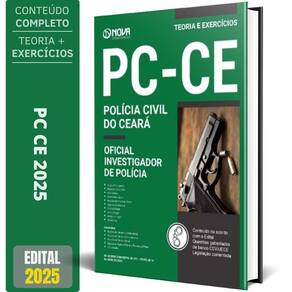 Apostila Pc Ce 2025 - Oficial Investigador De Polícia