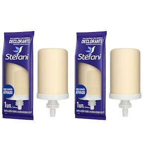 Kit 2 Vela Filtro Barro Stefani São João Declorante Carvão Ativado
