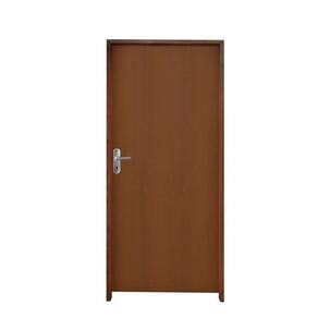 Kit Porta Lisa Padrão Imbuia 72 X 2.10 Batente Misto 11 Fechadura Comum Lado Direito - Hale
