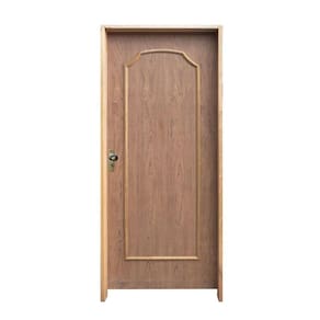 Porta Pm-9 1 Lado P.imbuia 82 X 2.10 Batente Misto 14cm Fechadura Externa Lado Direito - Rodam