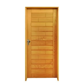 Kit Porta Roma Tauari 82 X 2.10 Batente 14 Cm Fechadura Externa Lado Direito - Rodam