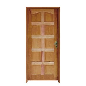 Porta Topázio 82 X 2.10 Batente Misto 11cm Fechadura Externa Lado Esquerdo - Rodam