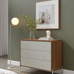 Cômoda 3 Gavetas 90 Cm X 79cm Jasper Canella/Off White
