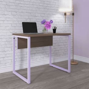 Mesa Madeira 73,5cm X 90cm X 60cm P25 Walnut/Lilas