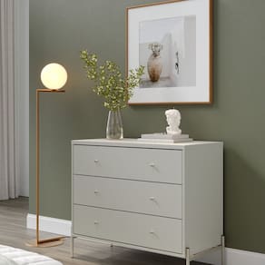 Cômoda 3 Gavetas 90cm X 79cm Jasper Off White
