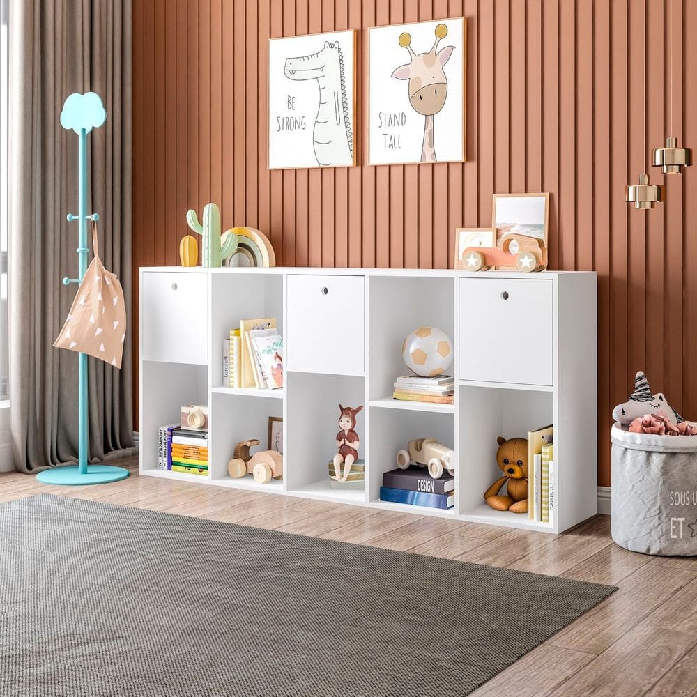 Organizador Estante para Quarto Infantil Branco