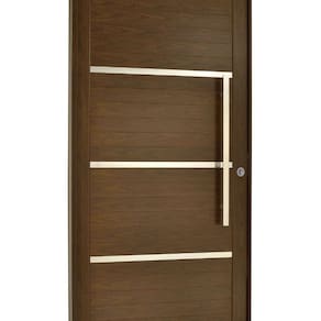 Porta Lambril Pivotante com Puxador e Friso 220x100 Cm