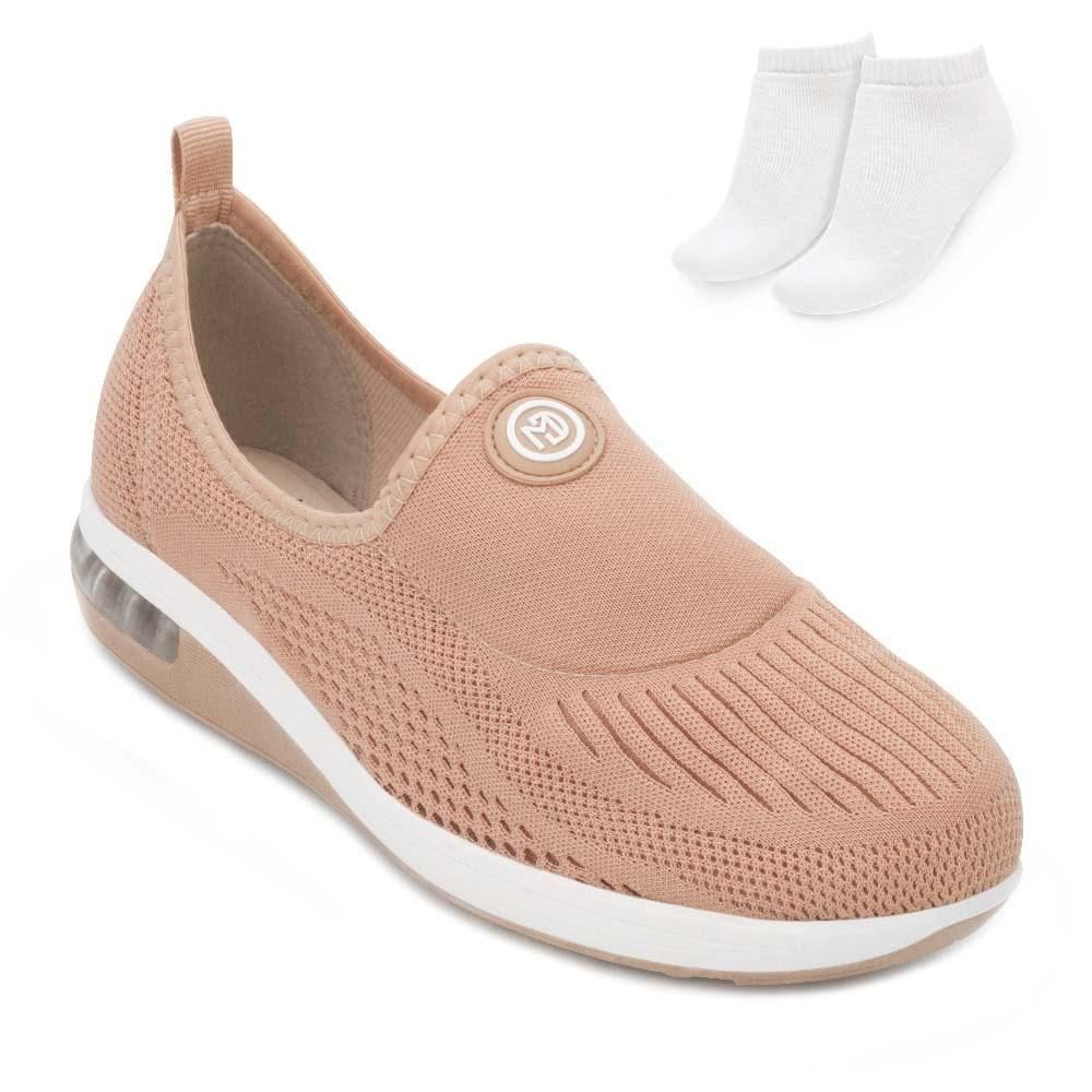 Tênis Slip On Modare Ultraconforto e Meia MD25-73202