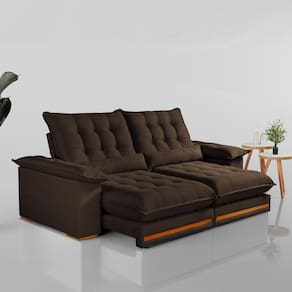 Sofá Retrátil e Reclinável 2 Lugares 210cm Istambu