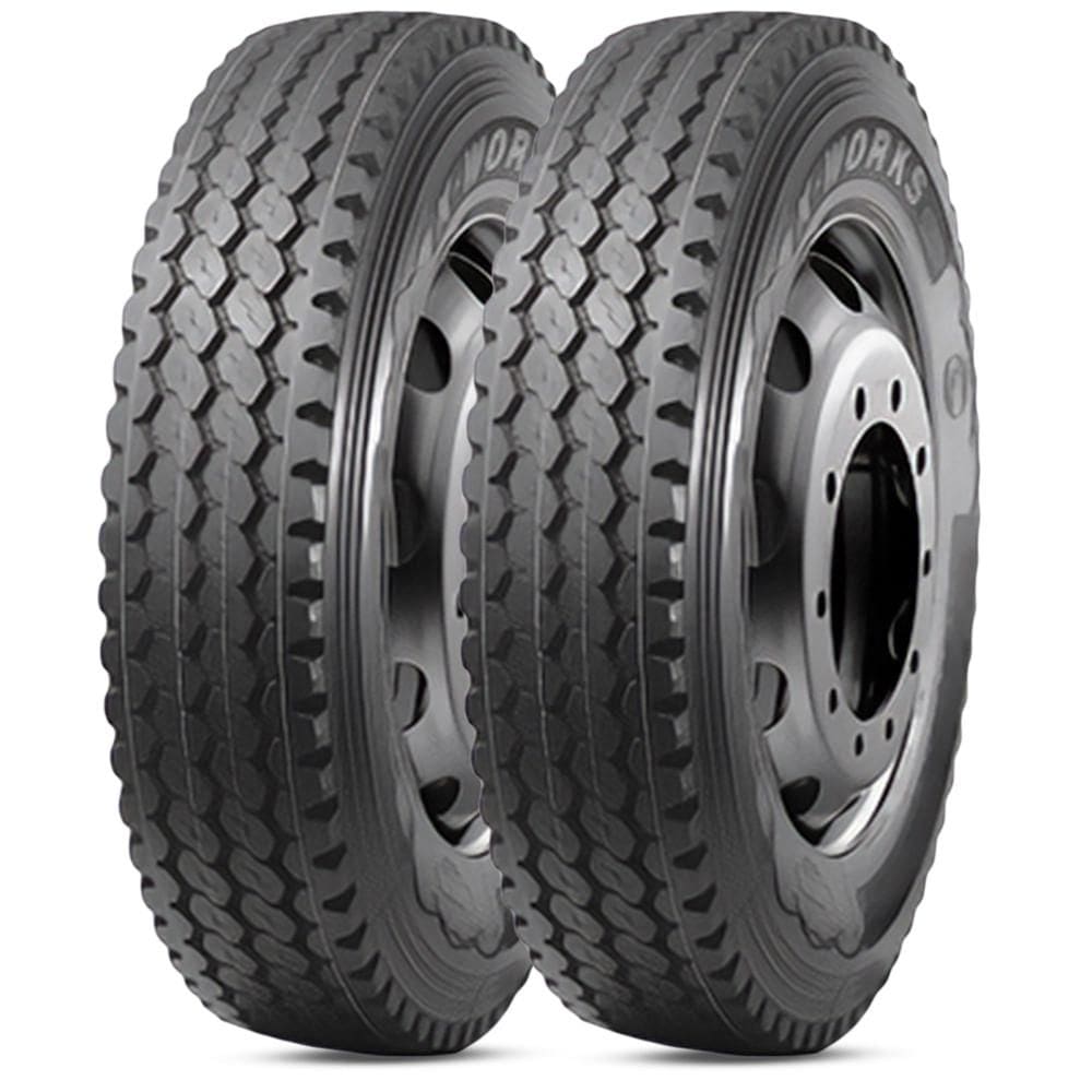 Kit 2 Pneu 295/80R22.5 XBRI 154/149K 18PR TL Mix Works A1