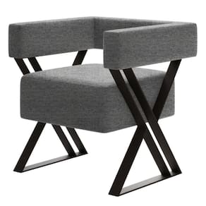 Poltrona Decorativa Kira Pés de Metal Estilo Industrial