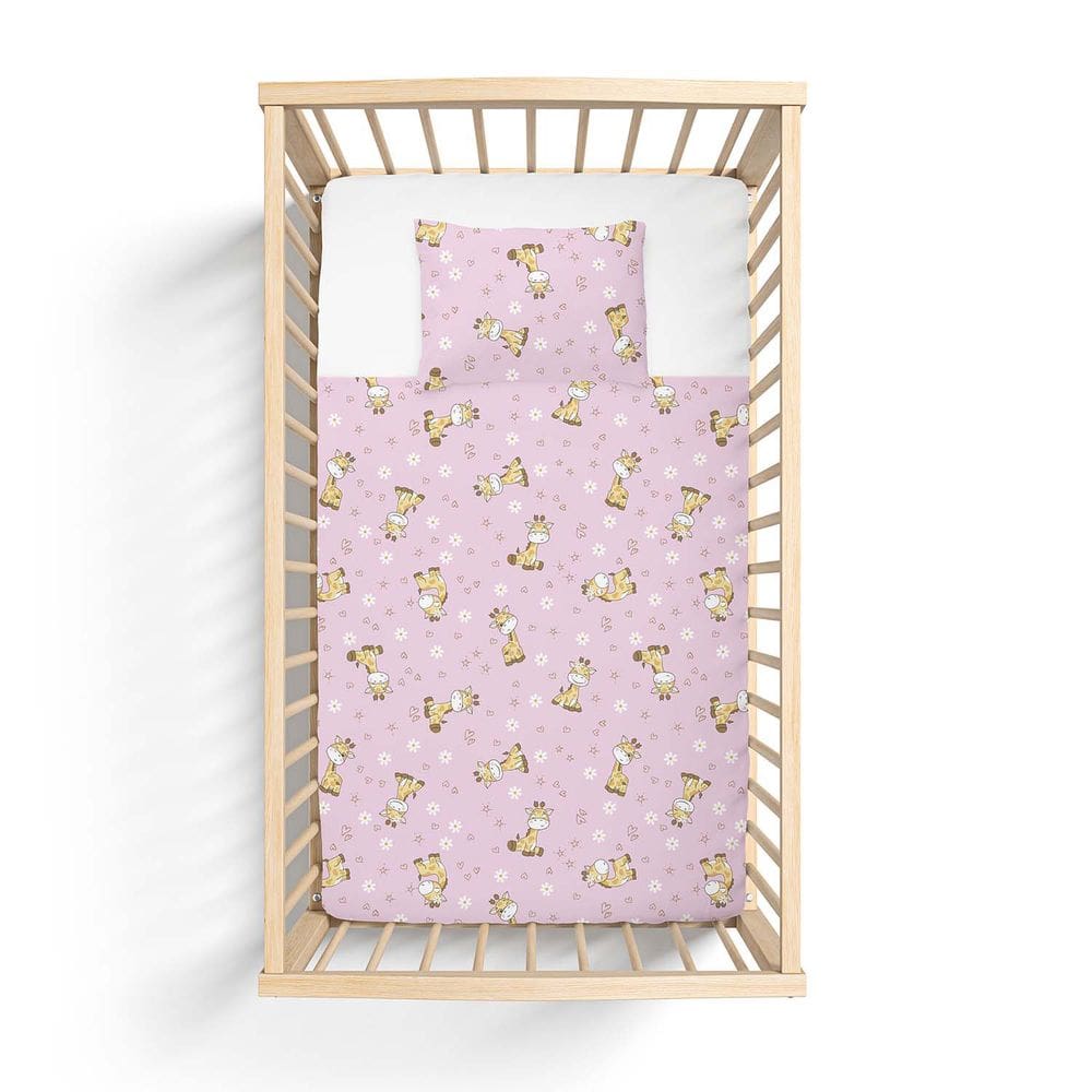 Jogo de Lençol para Berço 2 Peças Estampado Bercinho