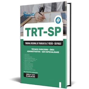 Apostila Trt Sp 2025 Técnico Judiciário Área Administrativa