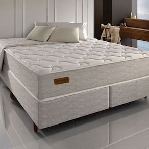 Colchão Casal Firme 138cm X 188cm X 30cm Bege