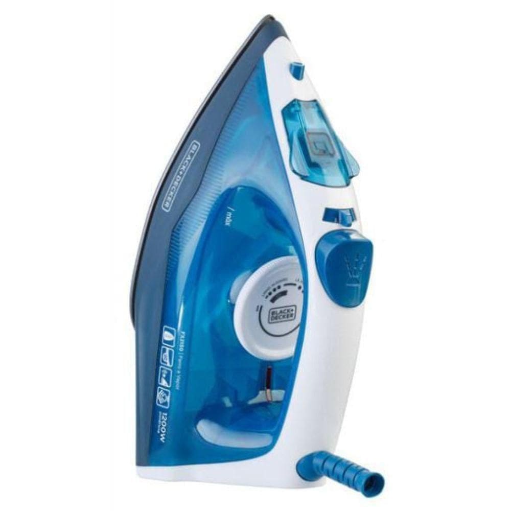 Ferro De Passar A Vapor Black + Decker FX2150 Branco Com Azul 110V