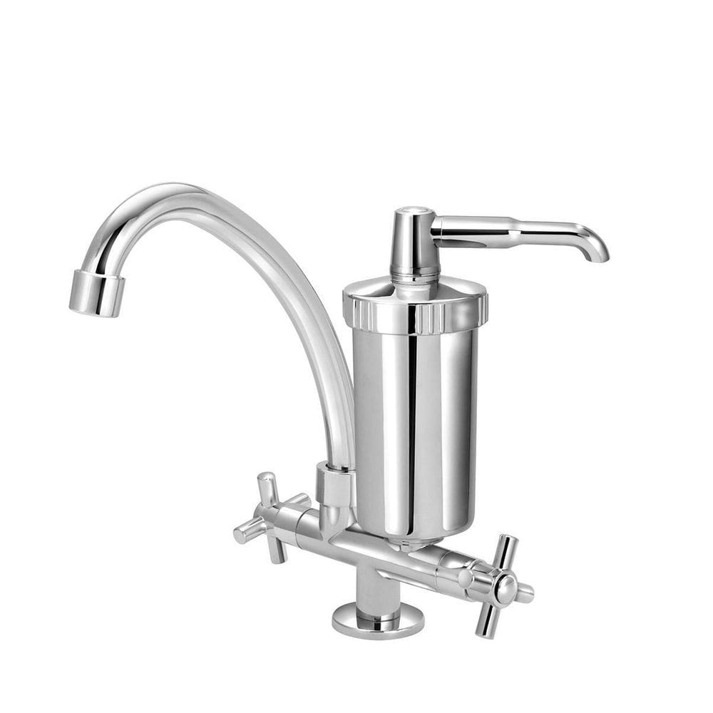 Torneira Bica Móvel Com Filtro Abs Cromado Mesa Slim 1/4V