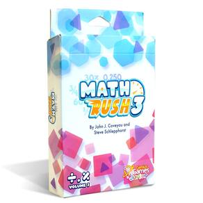 Jogo cooperativo Math Rush 3: frações, números decimais e porcentagens
