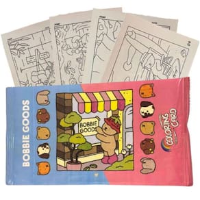 50X Bobbie Goods Cards Para Colorir Pacote Com 4 Unidades