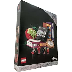 Bloco de brinquedos Lego Disney 100 Disney Villains Icon Christmas 43227