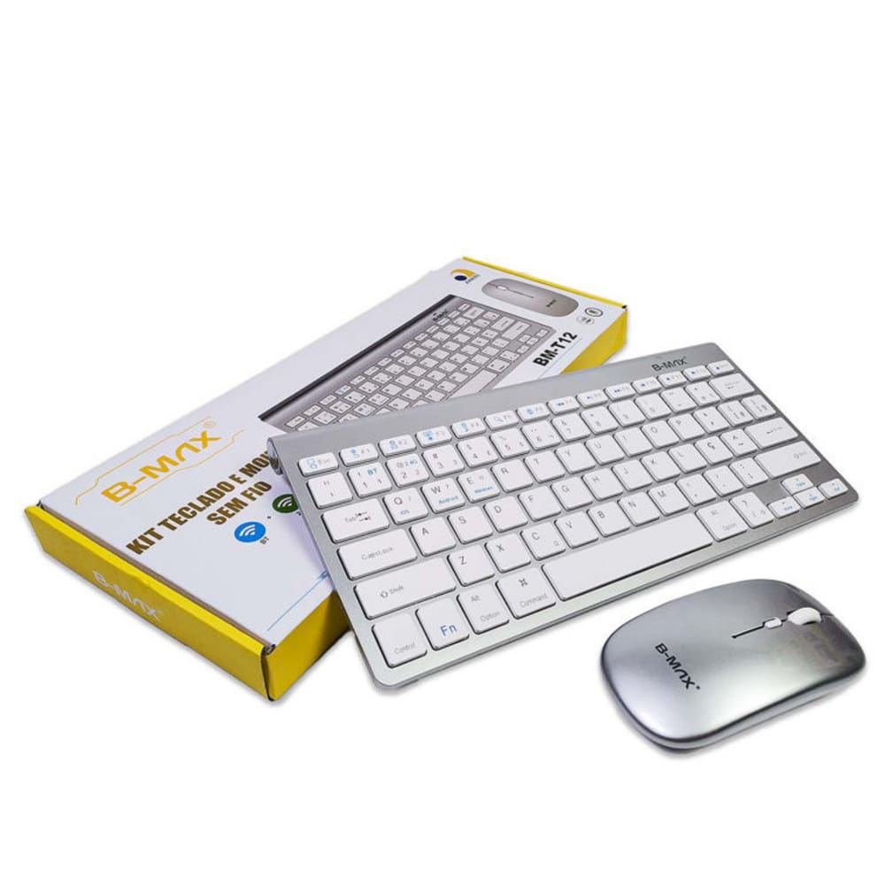 Kit Teclado e Mouse Slim Sem Fio Agilidade e Qualidade
