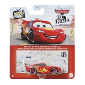 Carro de brinquedo Disney Pixar Cars Road Trip Lightning McQueen 1:55