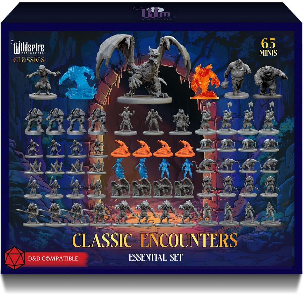 Conjunto de miniaturas Wildspire Classic Encounters Essential 65