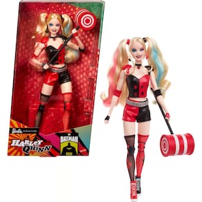 Boneca de colecionador Barbie Signature Harley Quinn com malho
