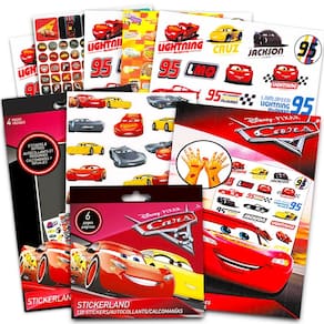 Pacote de lembrancinhas e tatuagens da Disney/Pixar Cars