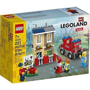 Conjunto LEGO Legoland Fire Academy 40393 com 3 minifiguras 221 unidades
