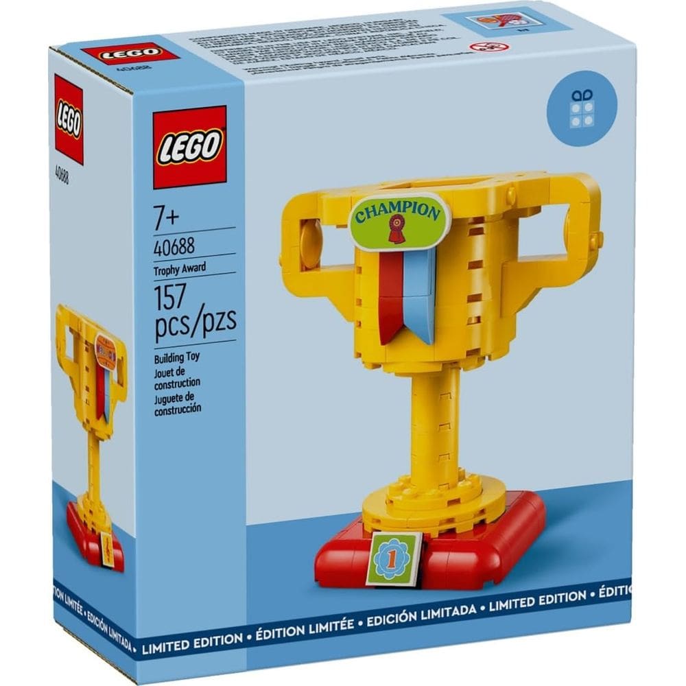 Prêmio Troféu: LEGO, montável e personalizável, 40688, 157 peças