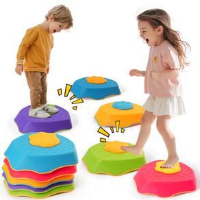 Pacote com 5 Stepping Stones G-WING para crianças com efeitos sonoros a partir de 3 anos