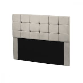 Cabeceira Para Cama De Casal 140cm Julia Veludo Marfim
