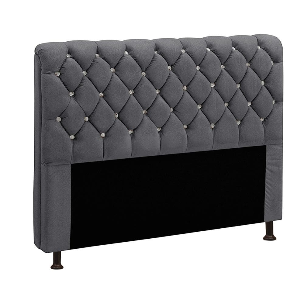 Cabeceira Para Cama Casal 140cm Fernanda Veludo
