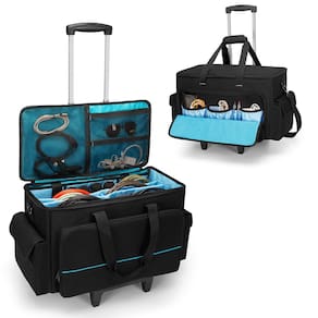 Bolsa rolante HODRANT Large com carrinho para laptop 15.6