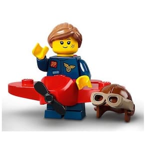 Minifigura colecionável LEGO Series 21 Airplane Girl 71029