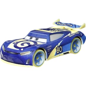 Veículo fundido sob pressão Disney Cars Glow Racers Dan Carcia 1:55
