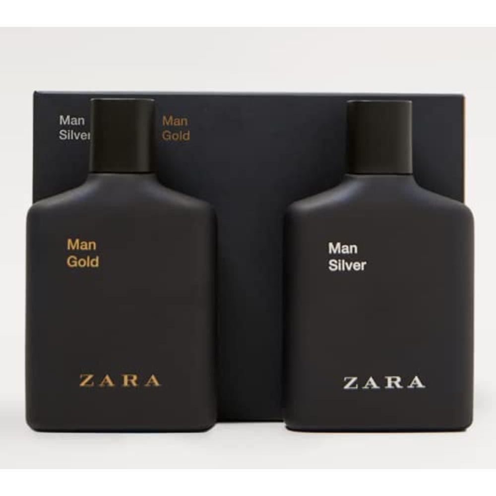 Perfume Zara Man Gold e Zara Man Silver EDT 100ml