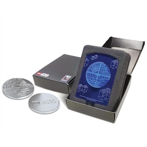 Item de colecionador LEGO Star Wars Death Star Coin 40º aniversário
