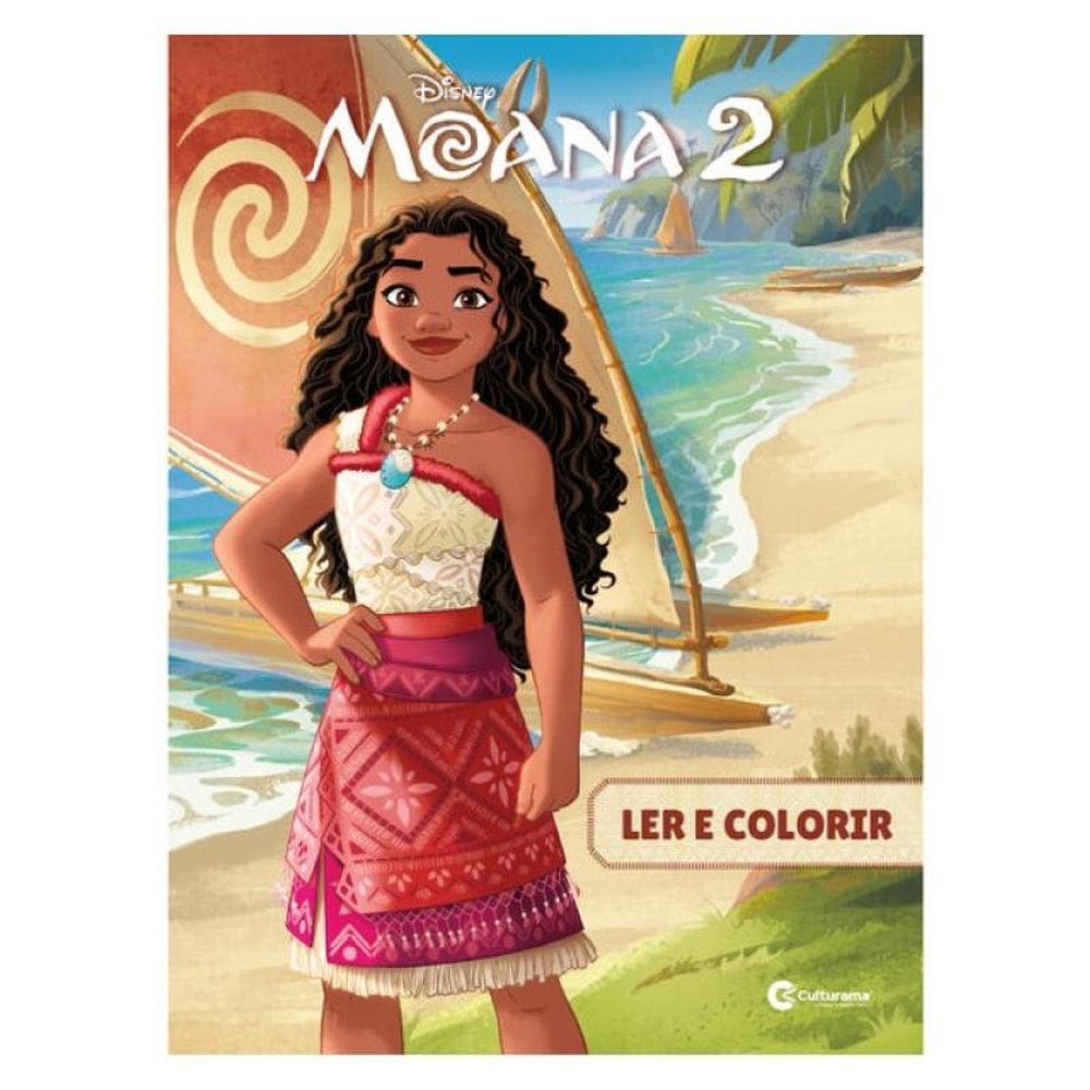 Ler E Colorir Moana 2