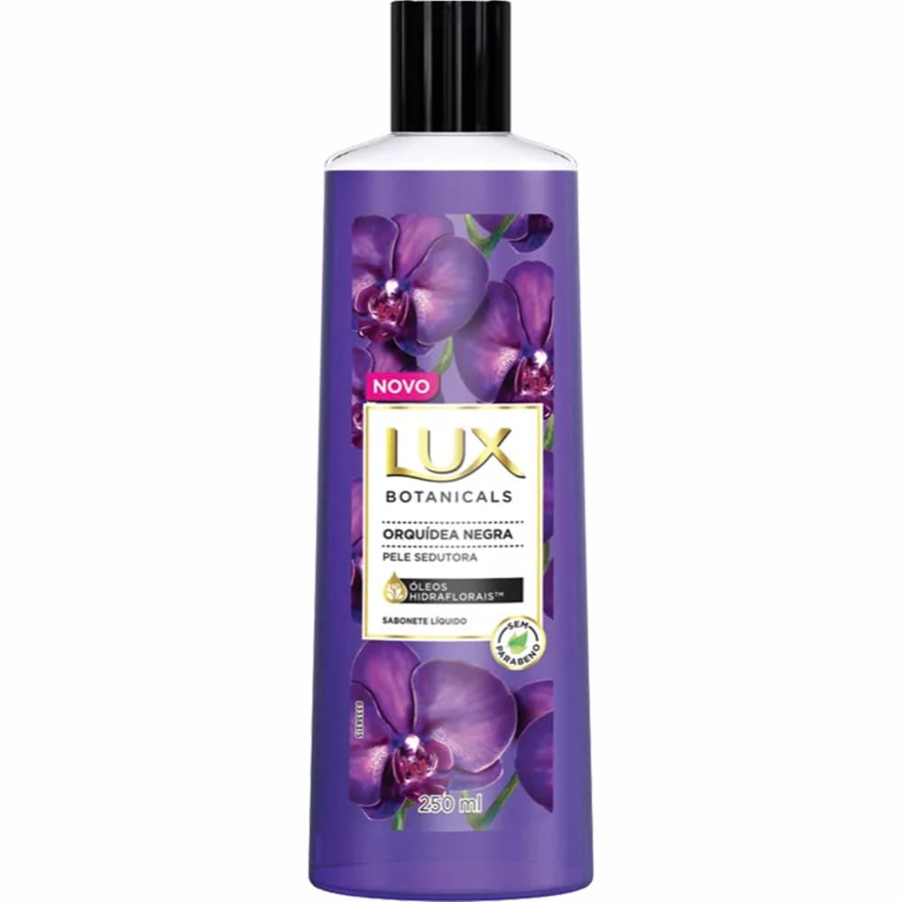 Sabonete Líquido Lux Orquídea Negra Pele Sedutora Botanicals 250ml