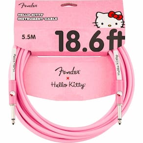 Cabo de instrumento Fender Hello Kitty Cabo de guitarra de 5,7 m rosa