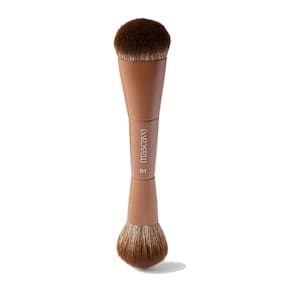 Pincel de Maquiagem Duplo para Rosto Pro Series 01 - Mascavo