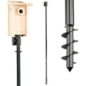 Bird House Pole Mount WHITEHORSE Professional com 2,1 m de altura