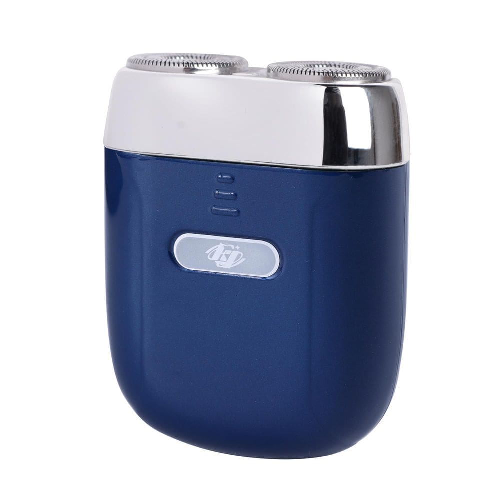 Mini barbeador elétrico Nugxica USB C Fast Charge para homens azul