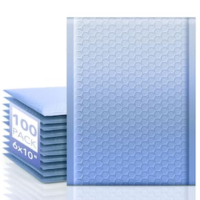 Bubble Mailers Fuxury Gradient Blue 15x25cm, pacote com 100